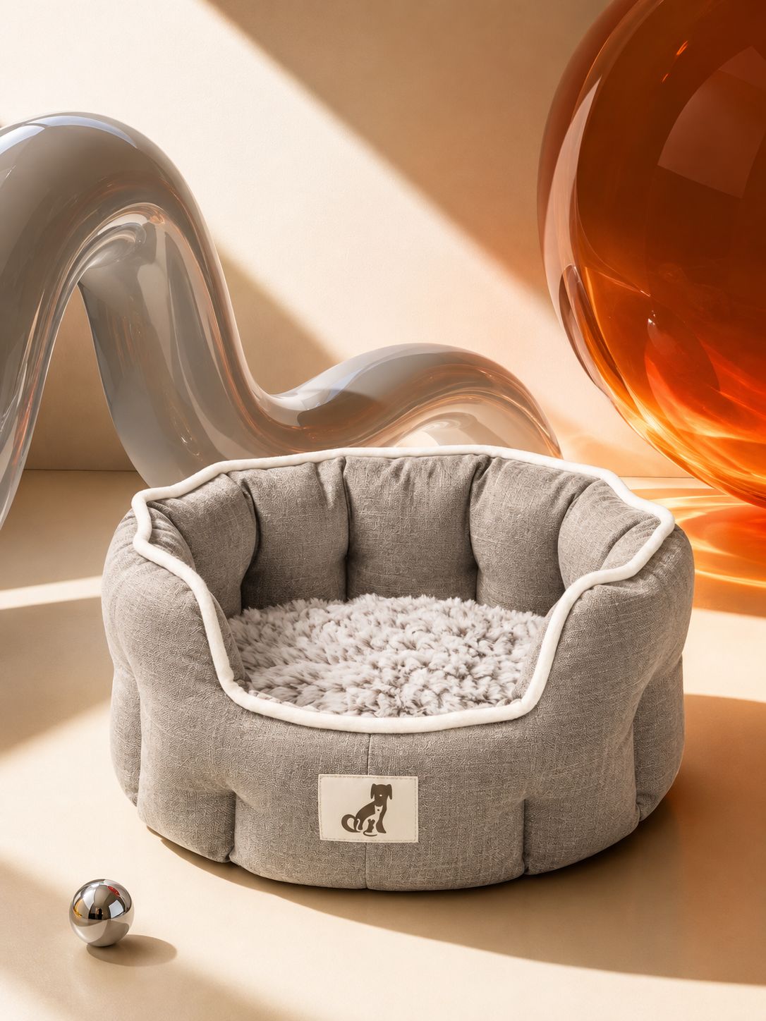 OctaNest Pet Bed - Ash