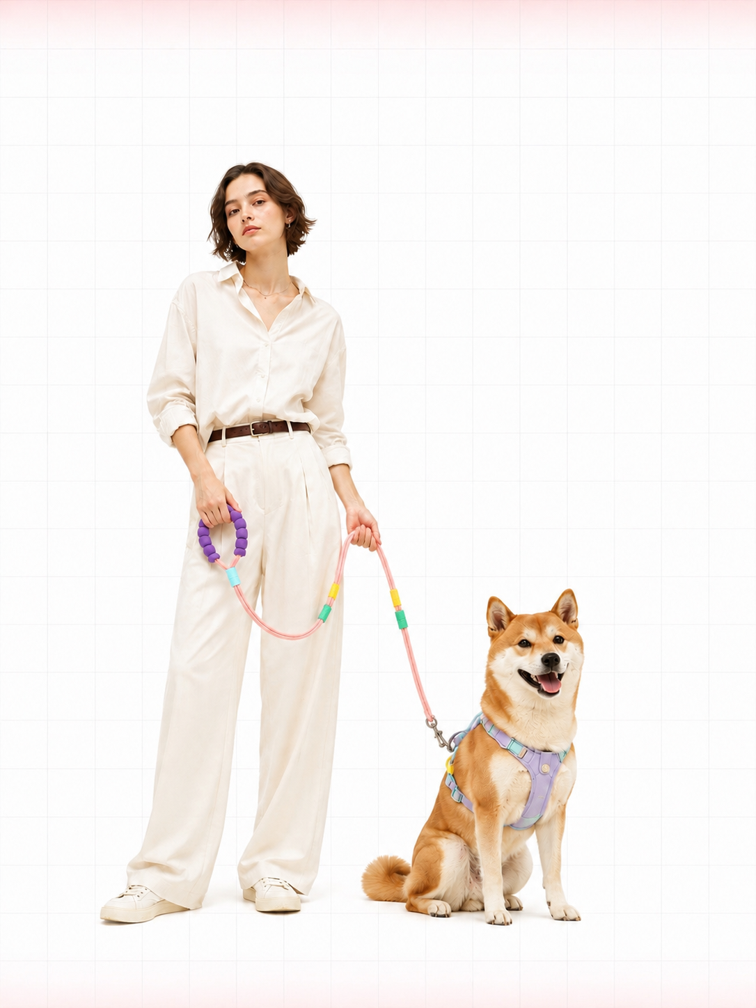 PAWALA Cloud Loop Leash - PINK