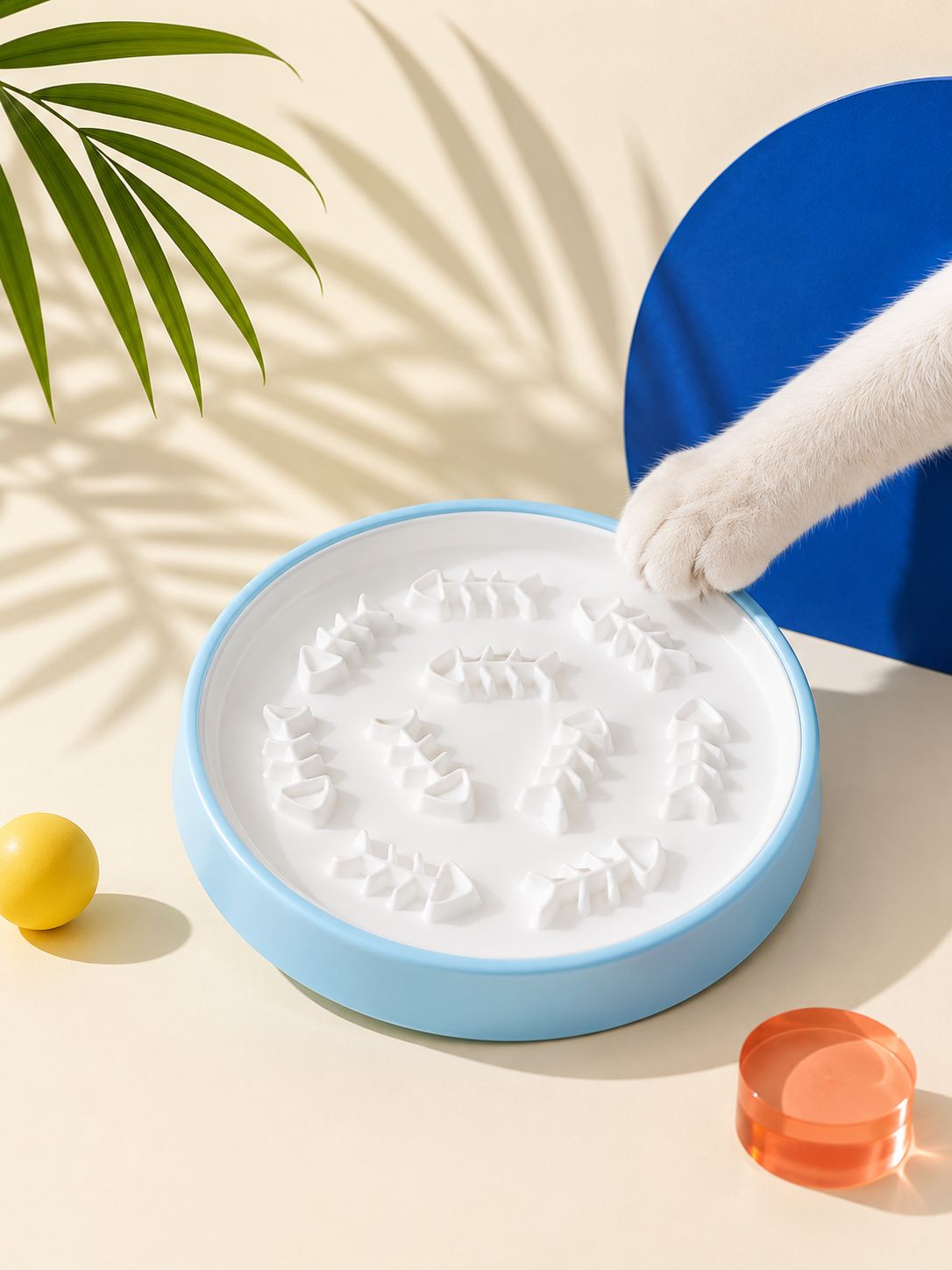 PAWALA Fishbone Feast™️ Slow Feeder - Blue