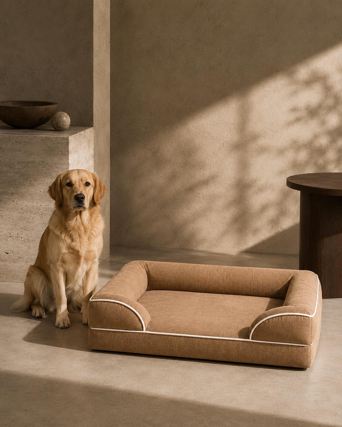 The Masion Pet Sofa - camel